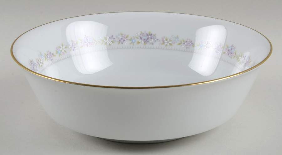 Lilac Time 8" Round Vegetable Bowl by Noritake-1