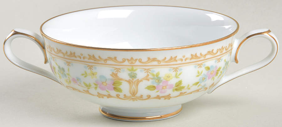 Long Ago Footed Cream Soup Bowl by Noritake-1