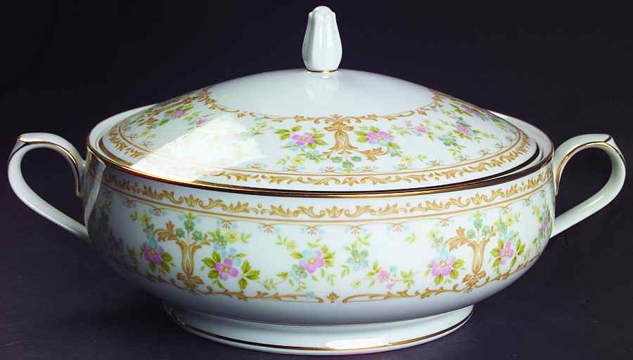 Long Ago Round Covered Vegetable by Noritake-1