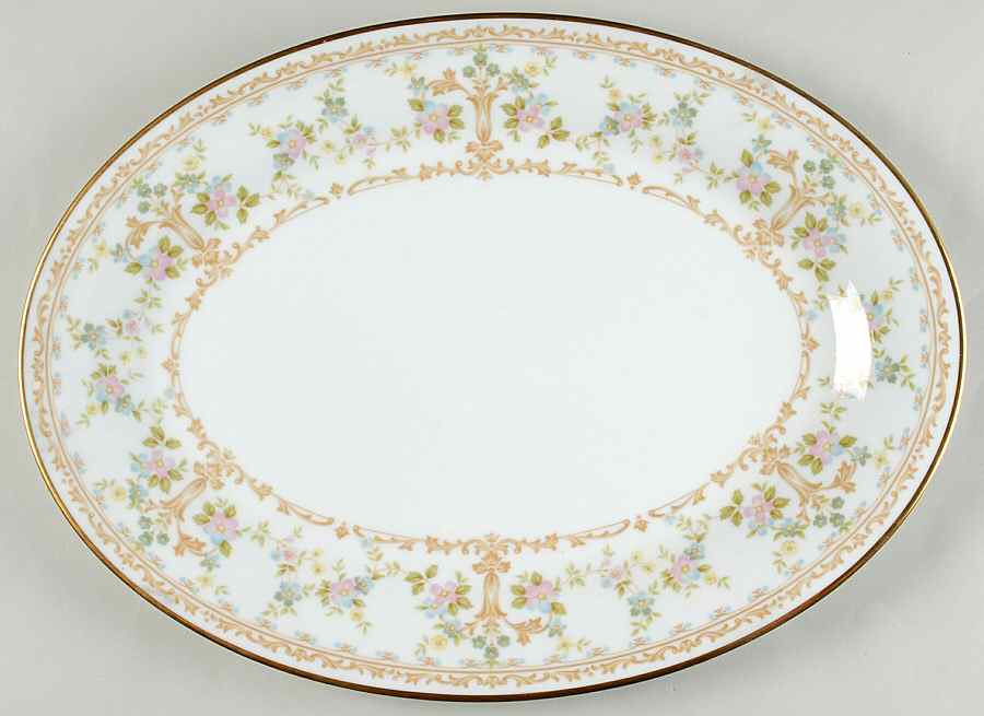 Long Ago 16" Oval Serving Platter by Noritake-1