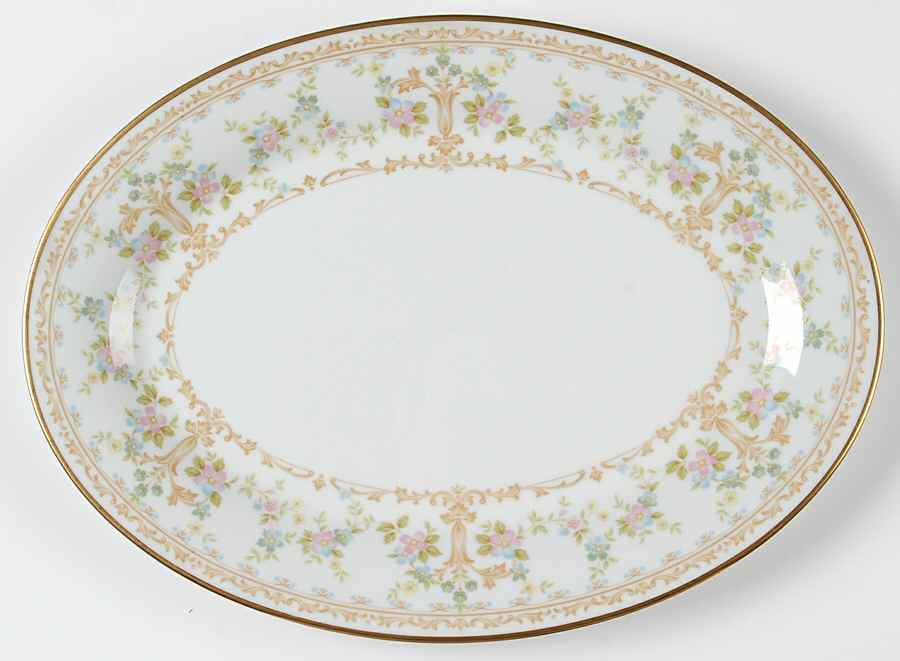 Long Ago 14" Oval Serving Platter by Noritake-1