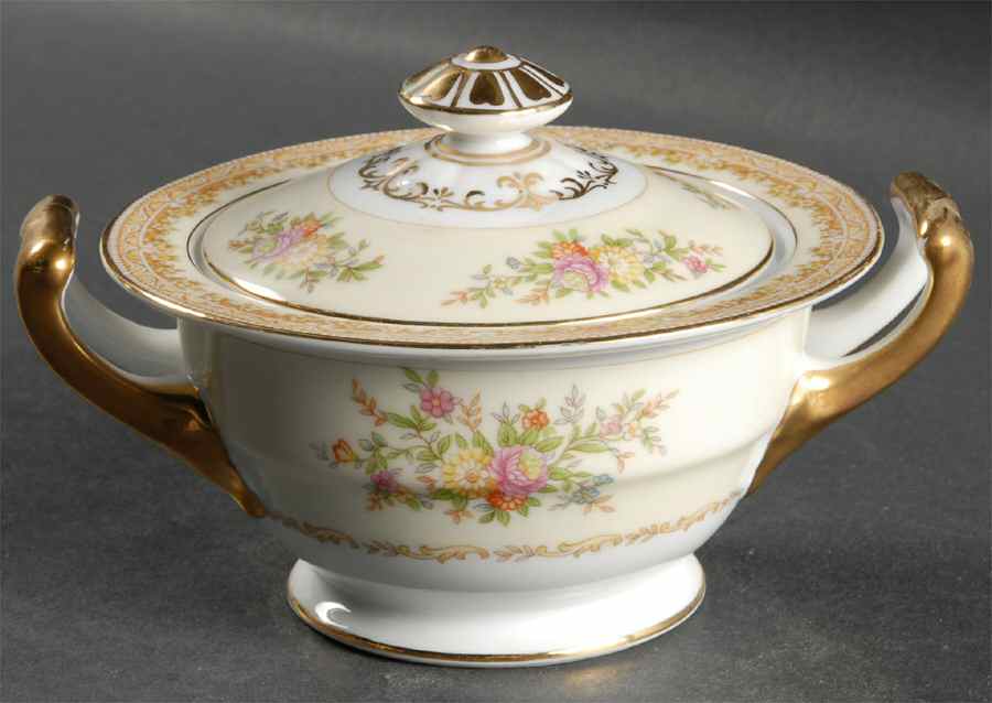 Lois Sugar Bowl & Lid by Noritake-1