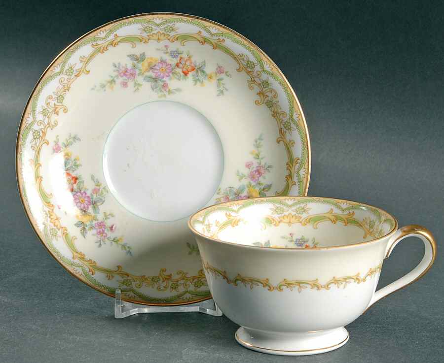 Lolita Footed Cup & Saucer Set by Noritake-1