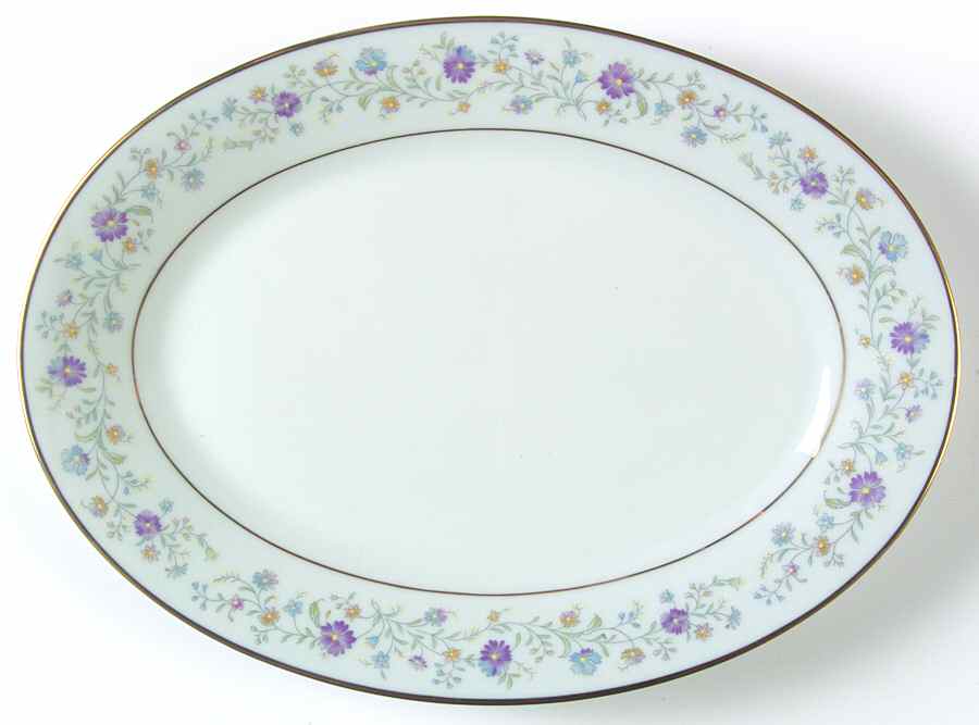 Longwood 12" Oval Serving Platter by Noritake-1