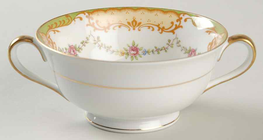 Londres Footed Cream Soup Bowl by Noritake-1