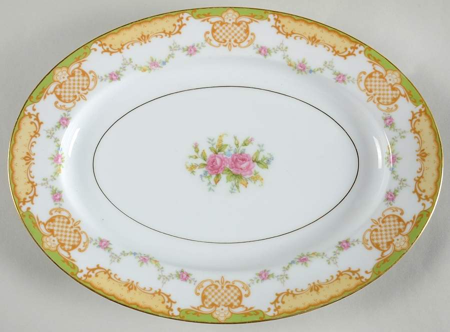 Londres 11" Oval Serving Platter by Noritake-1