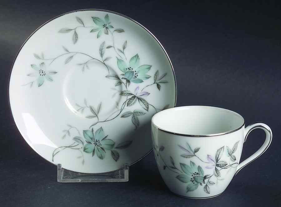 Lorene Flat Demitasse Cup & Saucer Set by Noritake-1