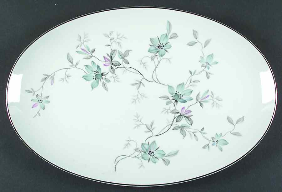Lorene 16" Oval Serving Platter by Noritake-1