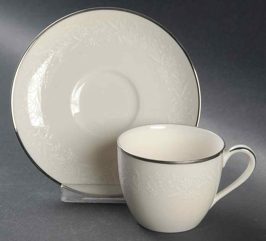 Lorelei Flat Demitasse Cup & Saucer Set by Noritake-1