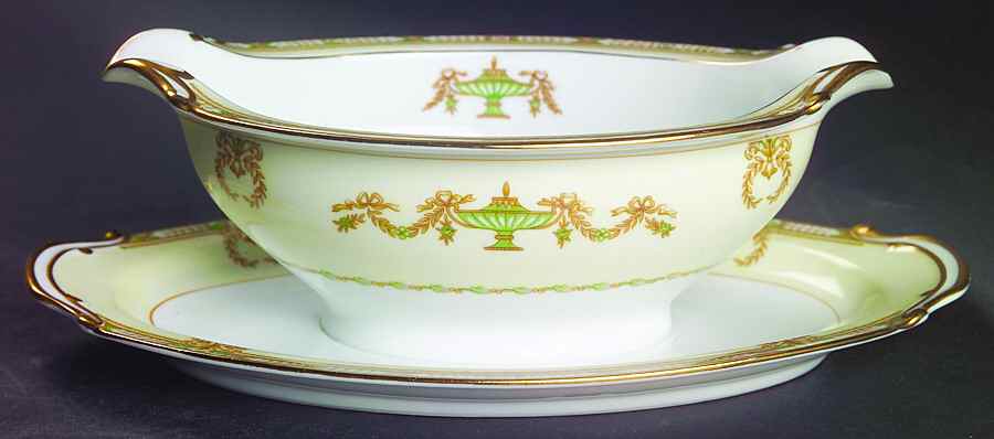 Lorento Gravy Boat with Attached Underplate by Noritake-1