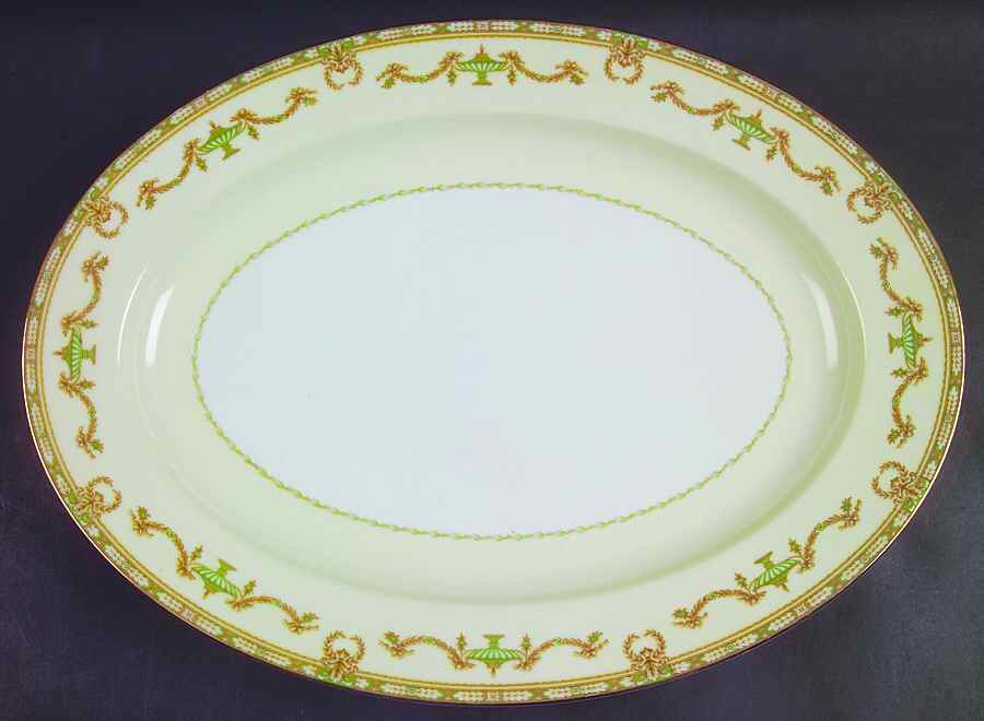 Lorento 16" Oval Serving Platter by Noritake-1