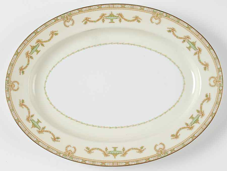 Lorento 13" Oval Serving Platter by Noritake-1