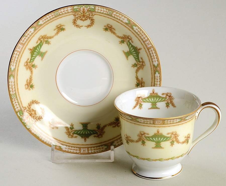 Lorento Footed Demitasse Cup & Saucer Set by Noritake-1