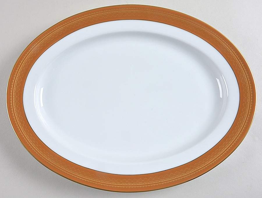 Lorraine 13" Oval Serving Platter by Noritake-1