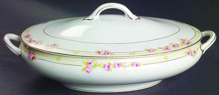 The Lorraine  Oval Covered Vegetable by Noritake-1