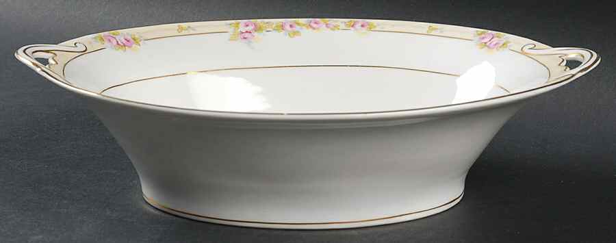 The Lorraine  10" Oval Vegetable Bowl by Noritake-1
