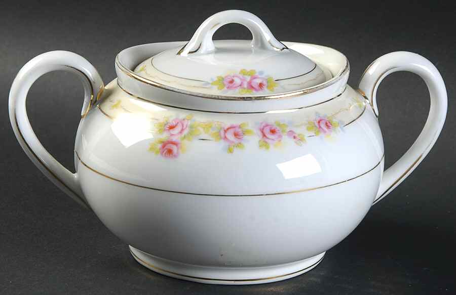 The Lorraine  Sugar Bowl & Lid by Noritake-1