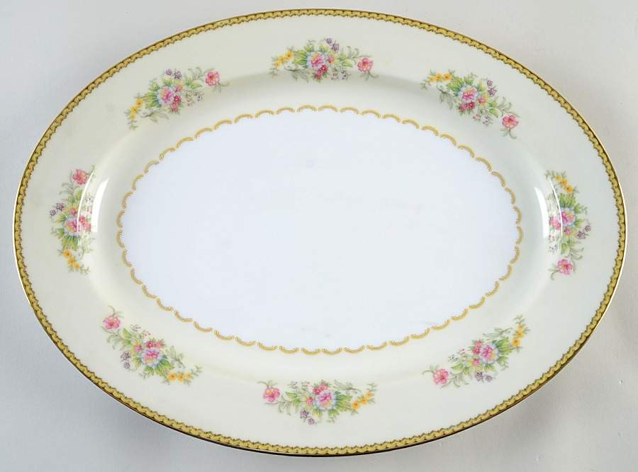 Lorina 16" Oval Serving Platter by Noritake-1
