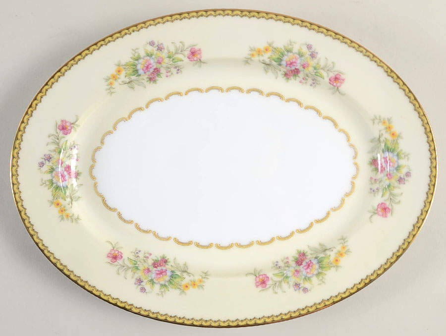 Lorina 11" Oval Serving Platter by Noritake-1