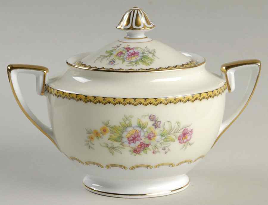 Lorina Sugar Bowl & Lid by Noritake-1