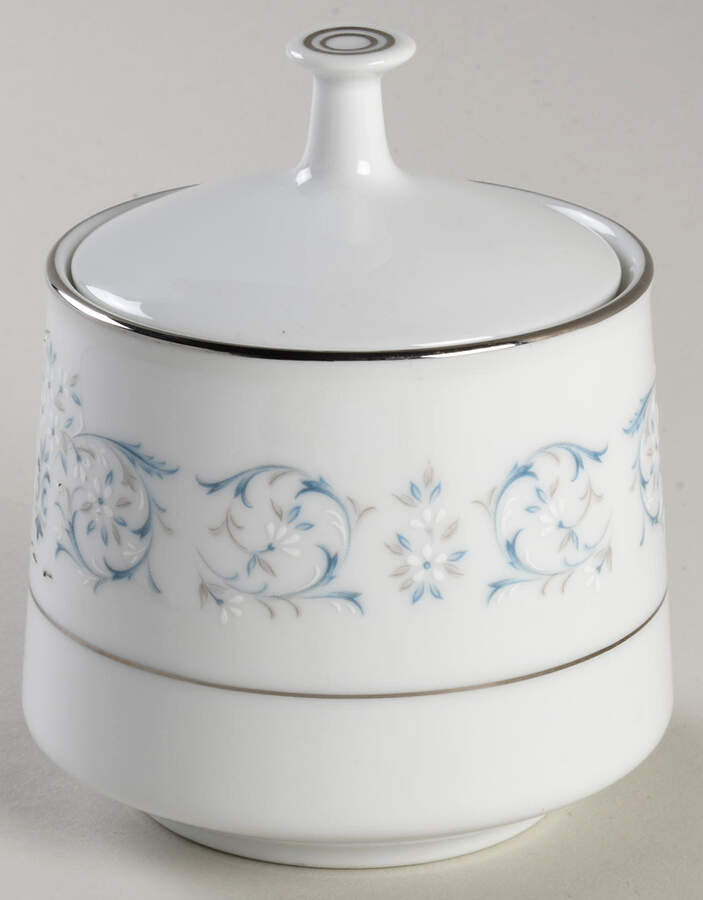 Lorraine Mini Sugar Bowl & Lid by Noritake-1