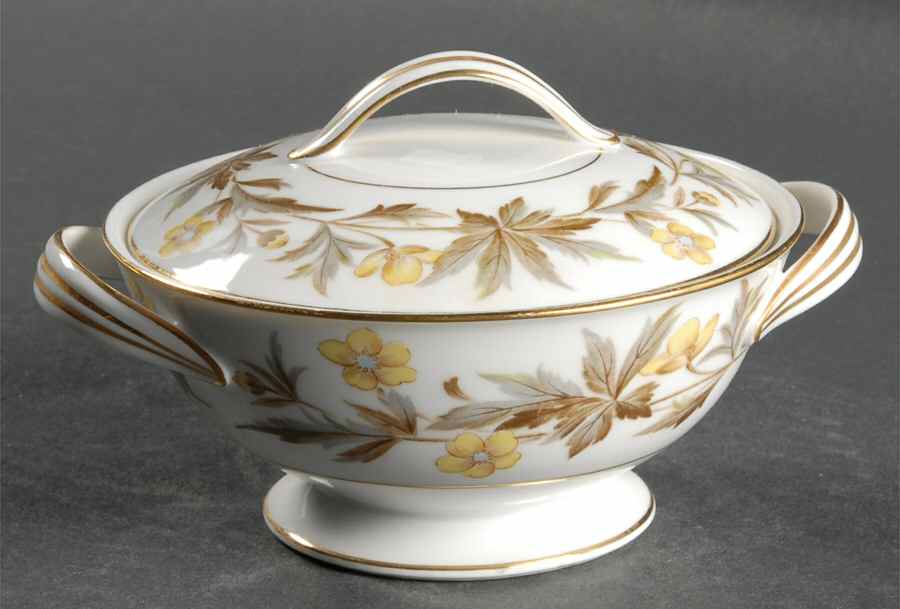 Lorraine Sugar Bowl & Lid by Noritake-1
