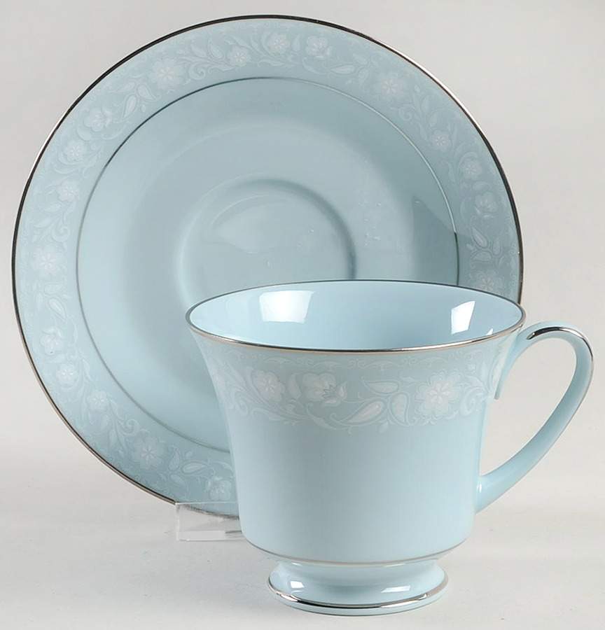Love Song Footed Cup & Saucer Set by Noritake-1