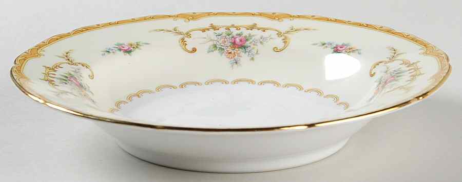 Lotus Rim Soup Bowl by Noritake-1