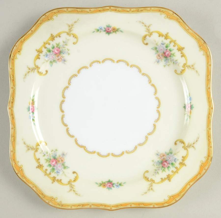 Lotus Square Salad Plate by Noritake-1