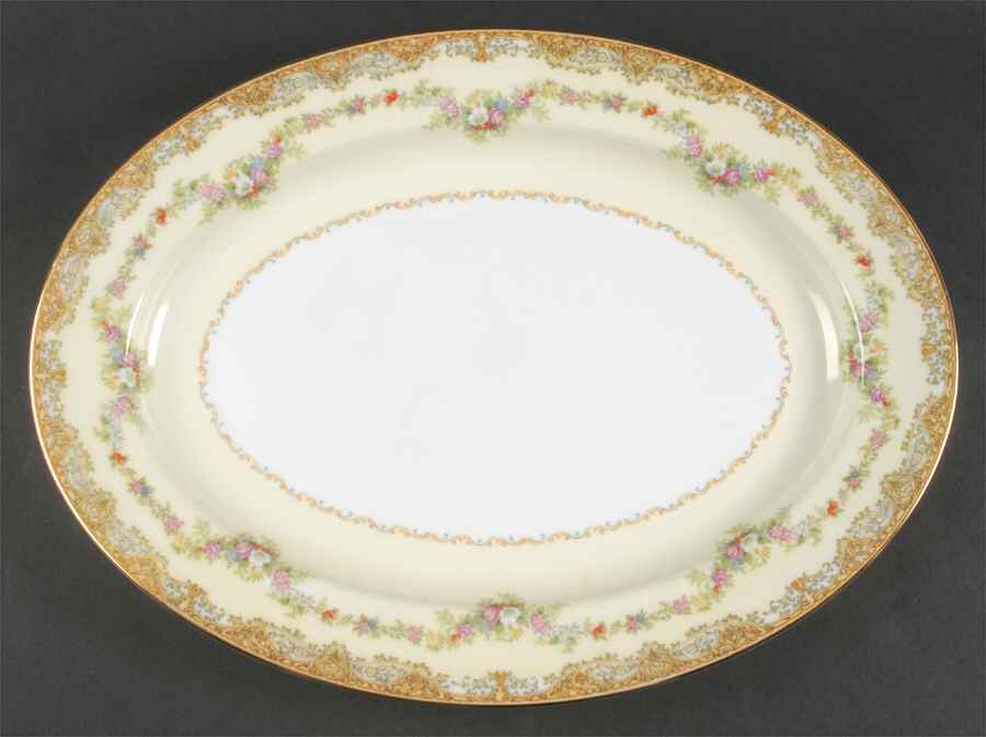Loyalo 16" Oval Serving Platter by Noritake-1