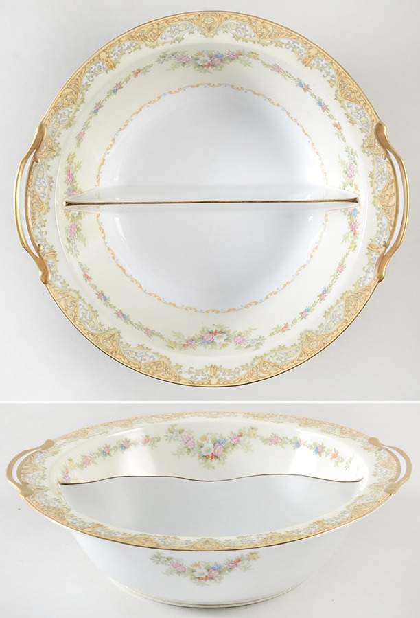 Loyalo Round Divided Vegetable Bowl by Noritake-1