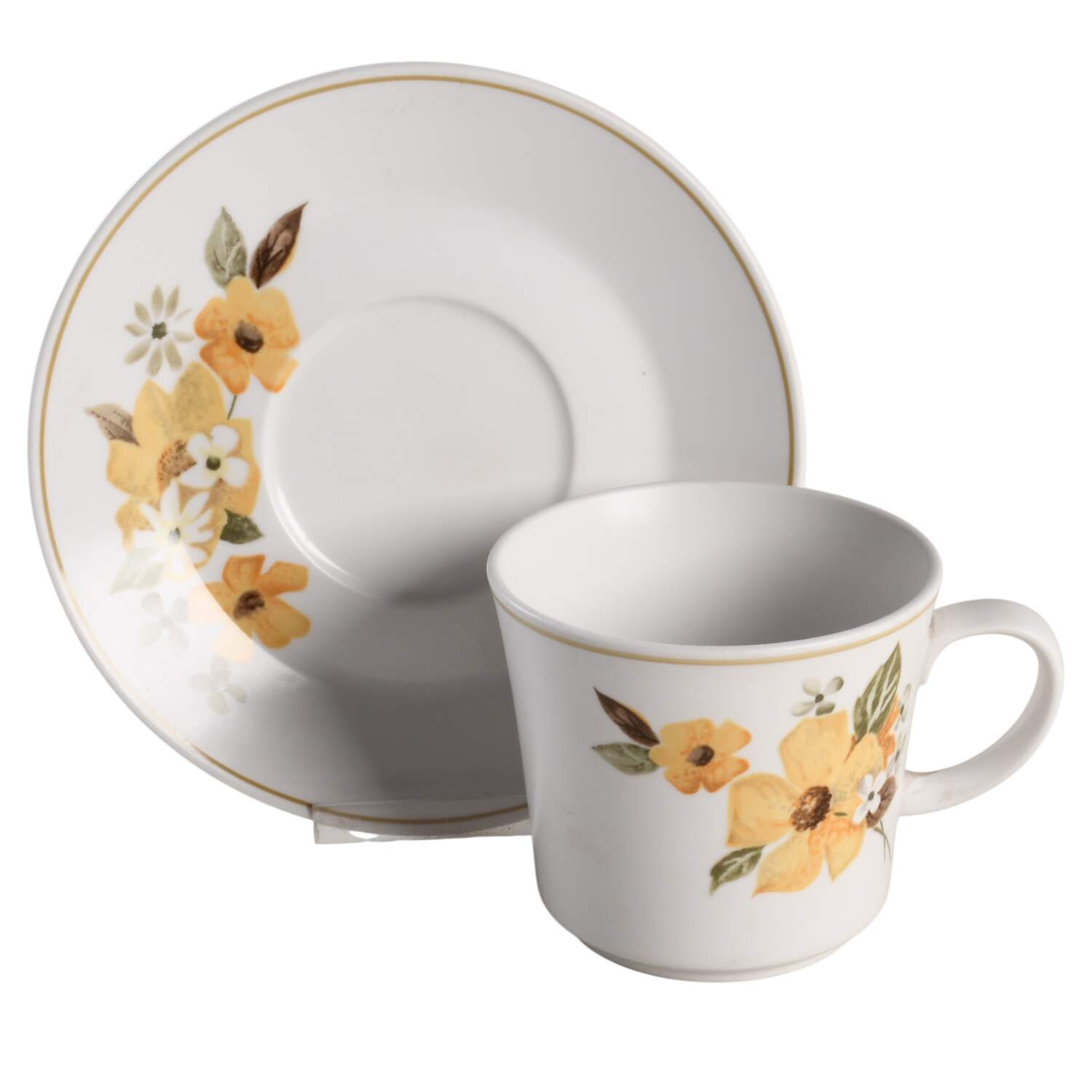 Lozinia Flat Cup & Saucer Set by Noritake-1