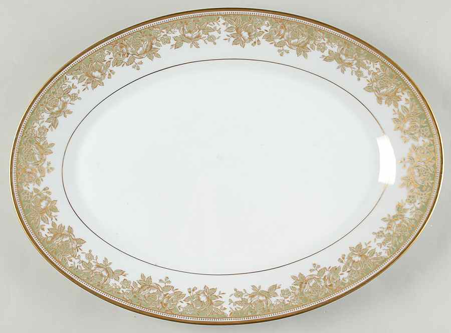 Lucerne 16" Oval Serving Platter by Noritake-1
