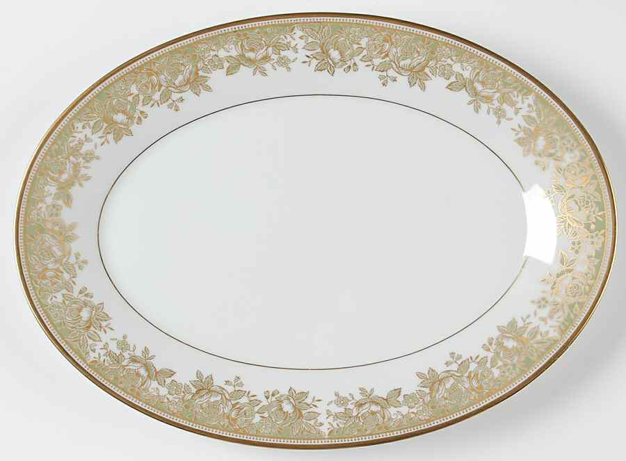Lucerne 14" Oval Serving Platter by Noritake-1