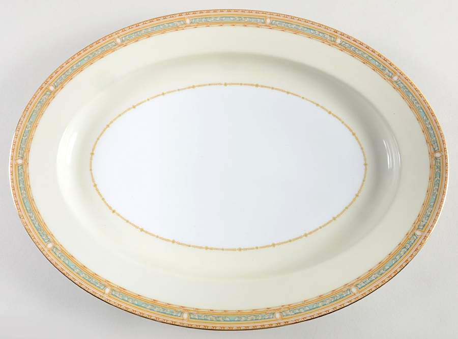 Lucetta 16" Oval Serving Platter by Noritake-1