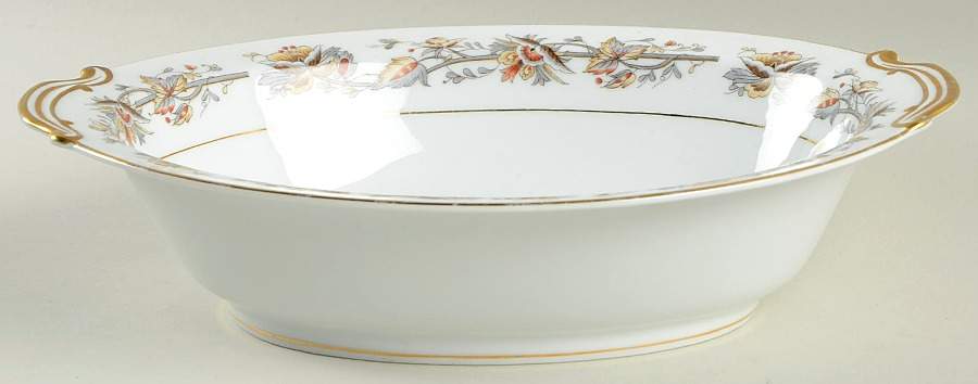 Lucerne 10" Oval Vegetable Bowl by Noritake-1