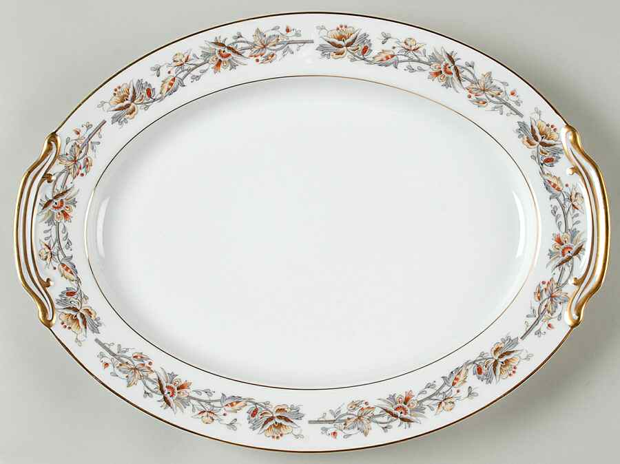 Lucerne 13" Oval Serving Platter by Noritake-1