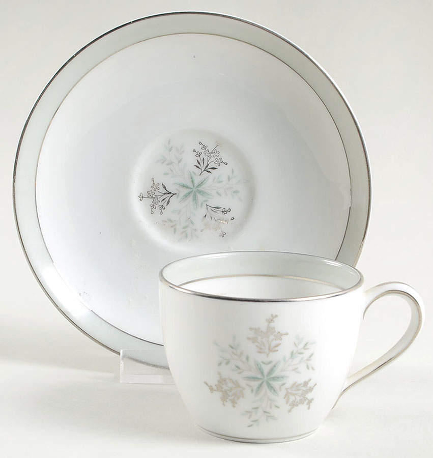 Lucille Flat Demitasse Cup & Saucer Set by Noritake-1