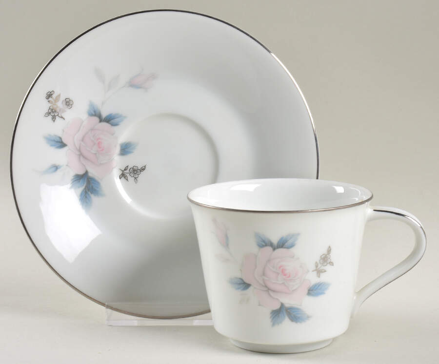 Lucia Flat Cup & Saucer Set by Noritake-1