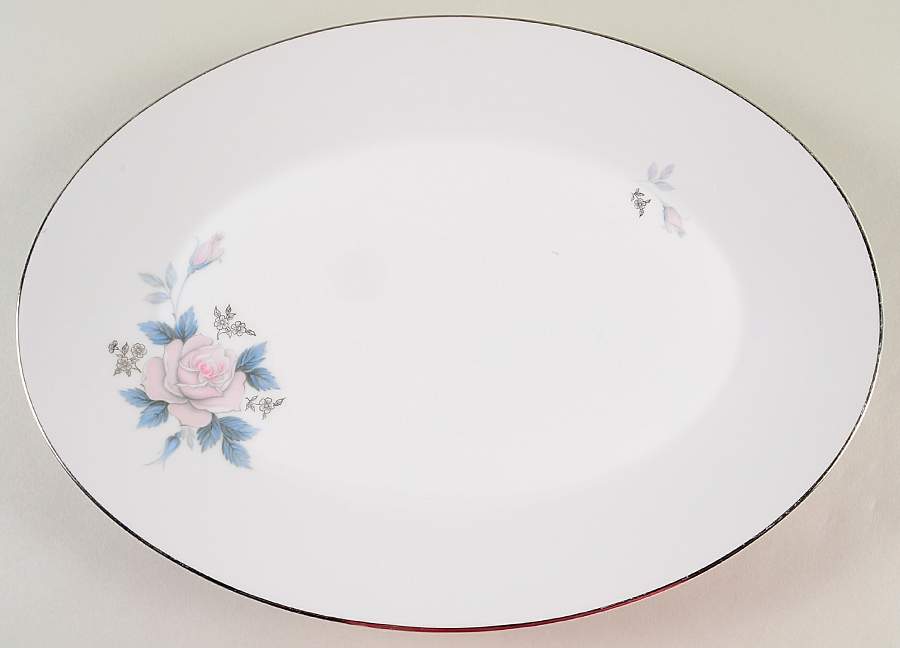Lucia 16" Oval Serving Platter by Noritake-1