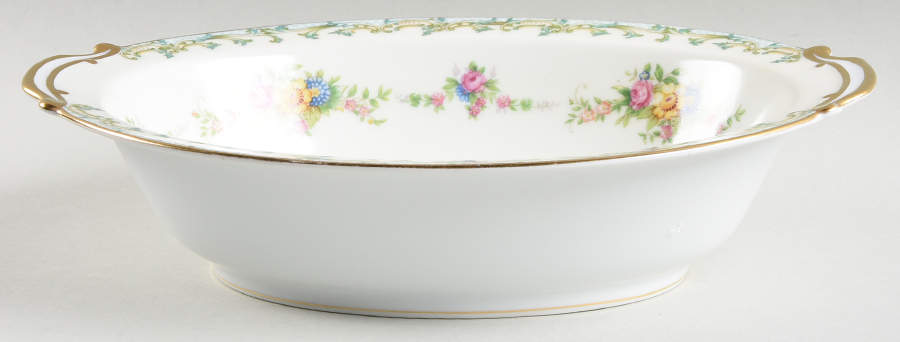 Lucia 10" Oval Vegetable Bowl by Noritake-1