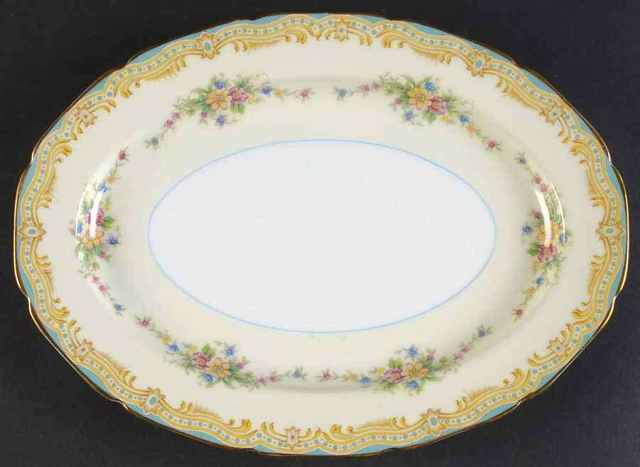 Lucine 12" Oval Serving Platter by Noritake-1