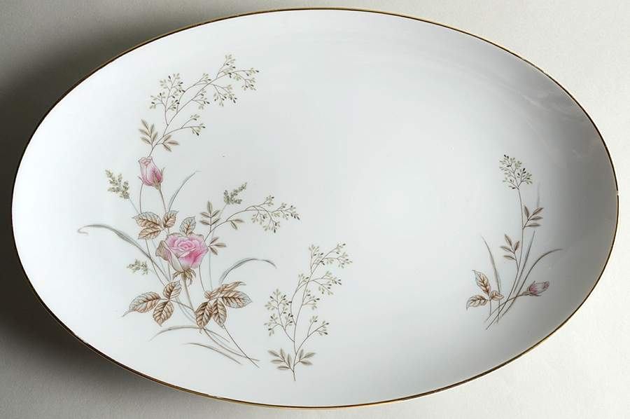 Luise 16" Oval Serving Platter by Noritake-1