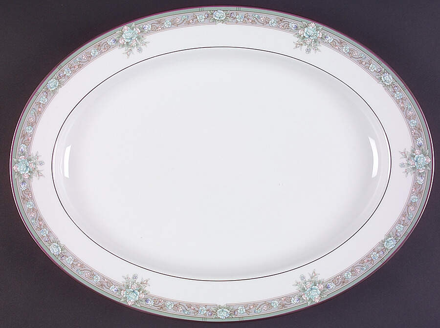 Lunceford 16" Oval Serving Platter by Noritake-1