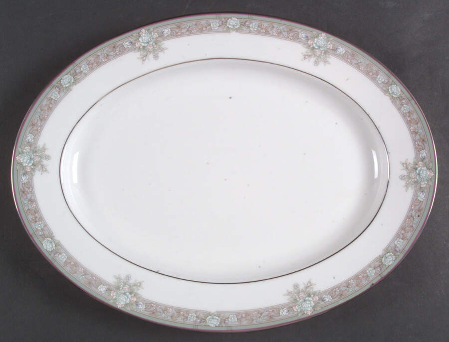 Lunceford 11" Oval Serving Platter by Noritake-1