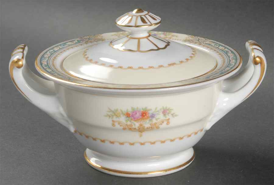 Lurline Sugar Bowl & Lid by Noritake-1
