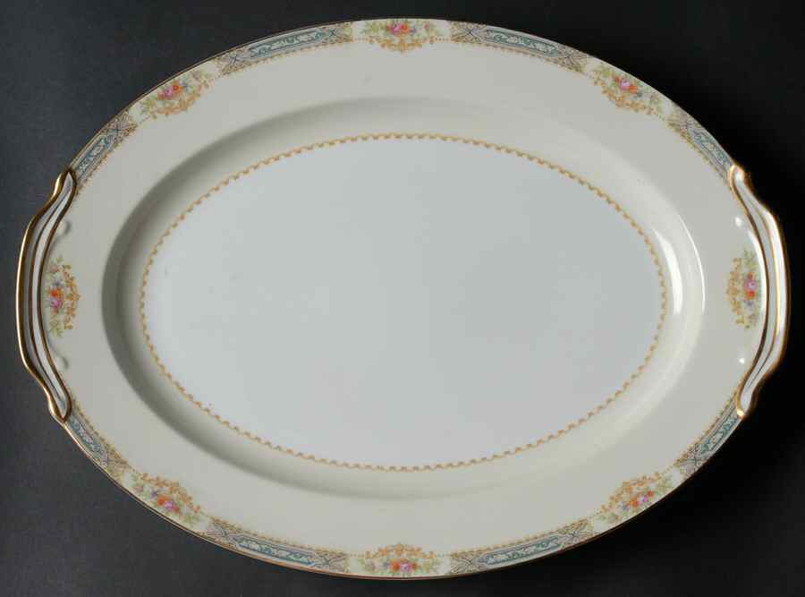 Lurline 16" Oval Serving Platter by Noritake-1