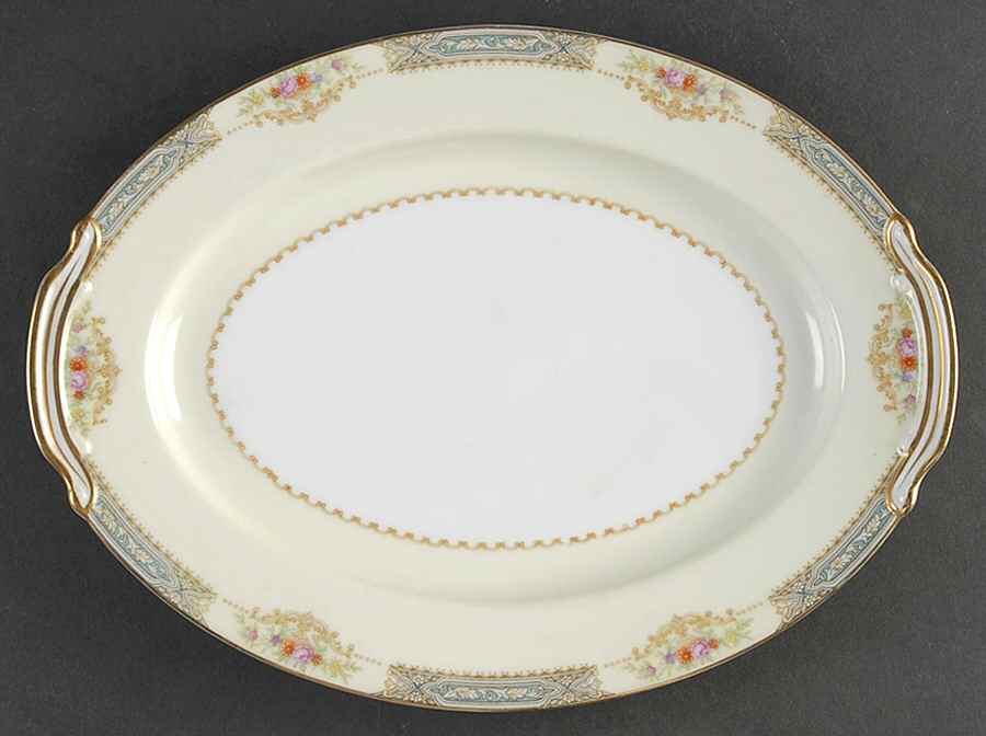 Lurline 11" Oval Serving Platter by Noritake-1