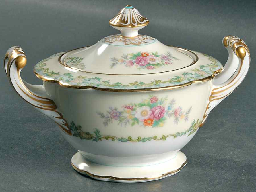 Luxoria Sugar Bowl & Lid by Noritake-1