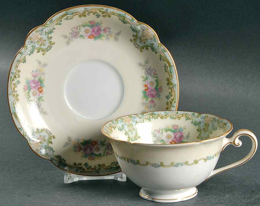 Luxoria Footed Cup & Saucer Set by Noritake-1